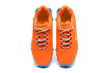 Nike Air Max Plus Orange and Blue Sneakers
