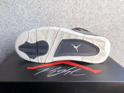 Jordan 4 Black Oreo Sneakers in Black, Grey and White