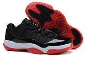 Jordan Air Jordan 11 Retro Low Black and Red Sneakers