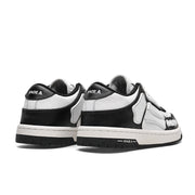 Black and White Spade A Low-Top Sneakers MFS003-004