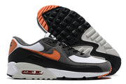 Nike Air Max 90 White Black Orange Sneakers