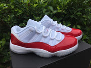 Jordan Air Jordan 11 Low Sneakers White Red