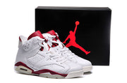 Air Jordan 6 Retro High Sneakers White and Red