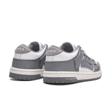 Gray and White Low-Top Sneakers MFS003-043