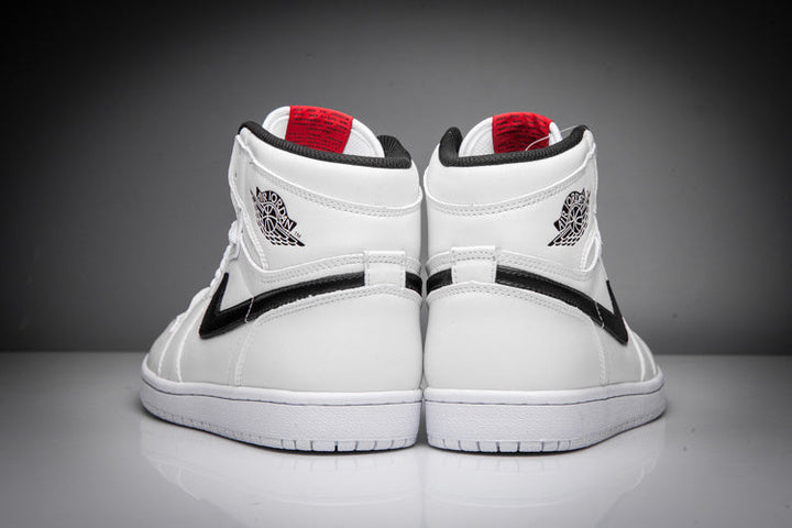 Air Jordan 1 High White and Black Sneakers