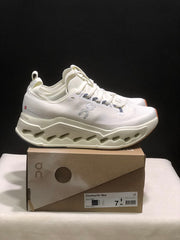 On Cloudsurfer Max Ivory Steel Grey Running Shoes