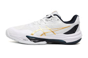 ASICS Court Shoes White Gold Navy