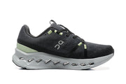 On Cloudsurfer Running Shoes in Black and Glacier