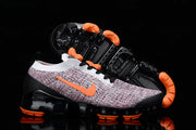 Nike Air VaporMax Flyknit 3 Black White Orange Sneakers