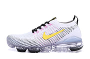 Nike Air VaporMax Flyknit 3 White Yellow Sneakers AJ6900-103