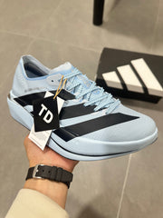 adidas Adizero Adios Pro Running Shoes, Light Blue and Black