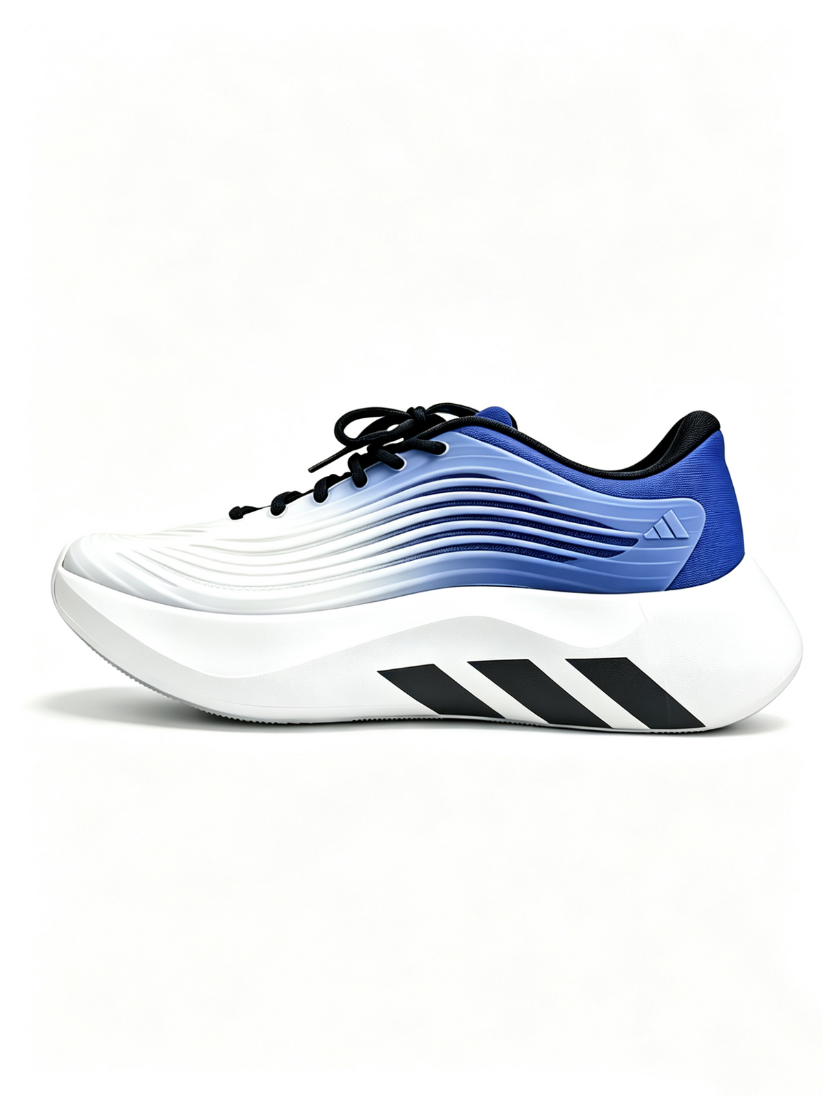 Blue Gradient Stripe Sneakers