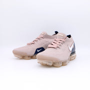 Nike Air VaporMax Flyknit Sneakers, Pink and Navy, 942842-2019