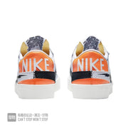 Nike Blazer Low 07 White Orange Black Sneakers