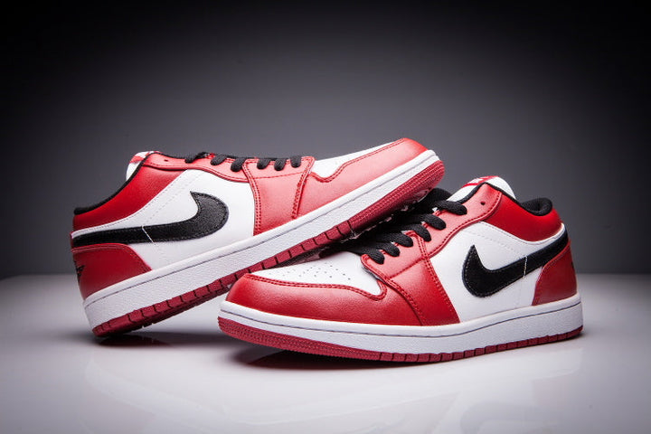 Air Jordan 1 Low Chicago Red White Black Sneakers