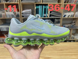 Nike Air Liquid Max Running Shoes in Gray and Volt
