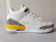 Jordan Air Jordan 3 Retro White Yellow Sneakers