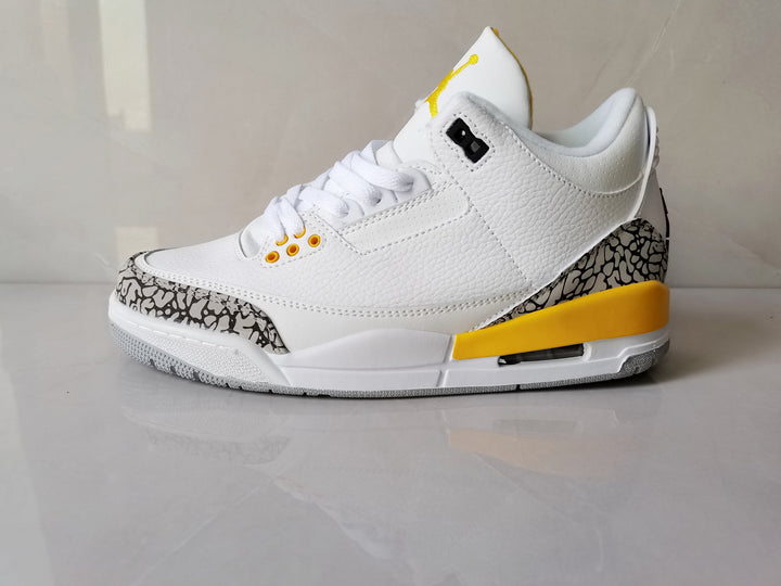 Jordan Air Jordan 3 Retro White Yellow Sneakers