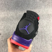 Jordan Air Jordan 4 Raptors Black Purple Red Sneakers