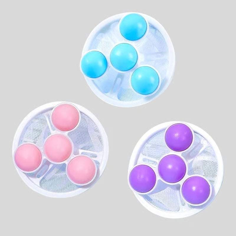 Washing Machine Lint Filter Balls Capture Hair & Fuzz