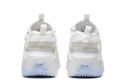Nike Air Huarache Run Sneakers in White and Pale Blue