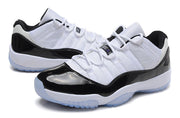 Air Jordan 11 Low White Black Basketball Sneakers