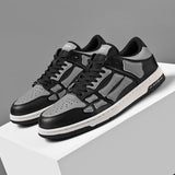 AIVIIRI Black and Gray Low-Top Sneakers