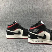 Air Jordan 1 High OG Black White Red Sneakers