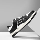 Aiviri Black and White Low-Top Sneakers FS003-004