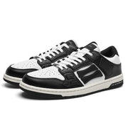 Aiviri Black and White Low-Top Sneakers FS003-004