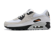 Nike Air Max 90 Sneakers White Grey Black Orange