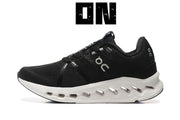 On Cloudsurfer Black White Running Sneakers
