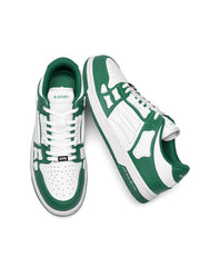 AIMIR Green and White Low-Top Sneakers FS003-344