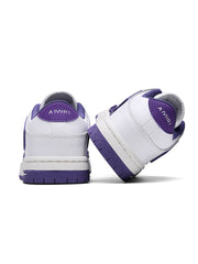 AIMIRI Low-Top Sneakers in White and Purple
