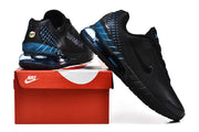 Nike Air Max 270 Black and Blue Sneakers