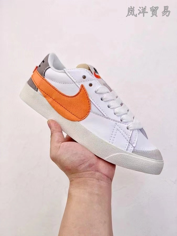 Nike Blazer Low ’77 White Orange Sneakers