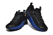 Nike Black and Blue Low-Top Sneakers