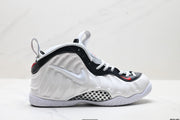 Nike Air More Uptempo White and Black Basketball Sneakers