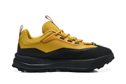 The North Face Yellow and Black Low-Top Trail Sneakers