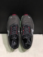 On Cloudmonster 2 Running Shoes, Black and Mint Green