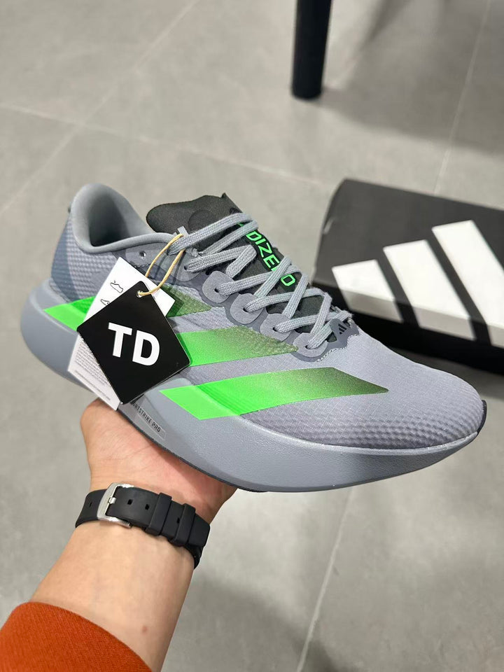 adidas Lightstrike Pro Running Shoes Grey Green KI6927