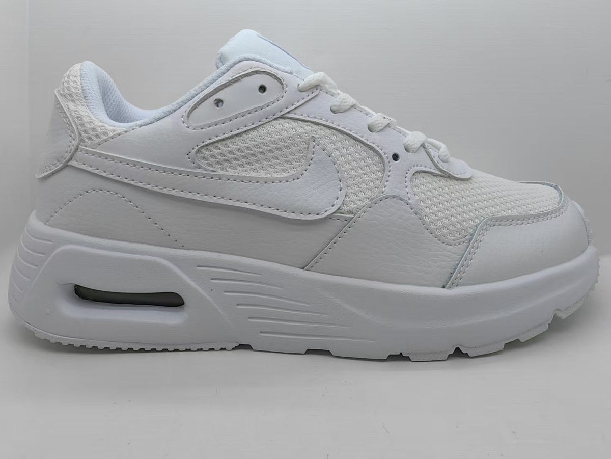 Nike White Mesh Panel Sneakers