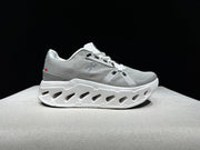 On Cloudeclipse Running Shoes, Gray and White
