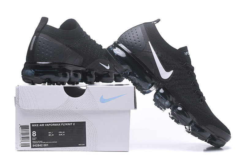 Nike Air VaporMax Flyknit 2 Black White Sneakers 942842-001