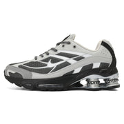 Nike Shox Ride 2 Sneakers in White, Gray and Red