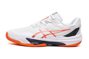 ASICS GEL-RESOLUTION X White Orange Tennis Shoes