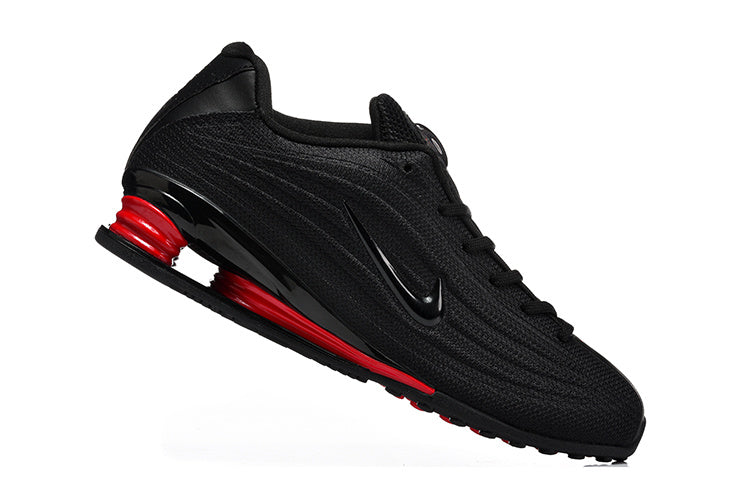 Nike Black and Red Low-Top Sneakers