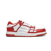 Red and White Spade A Low-Top Sneakers MFS003-324