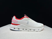 On Cloudnova Form 2 White and Red Sneakers