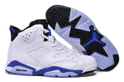 Jordan Air Jordan 6 High-Top Sneakers White and Blue